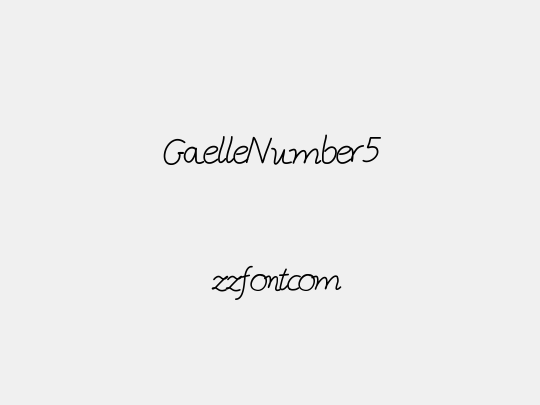 GaelleNumber5