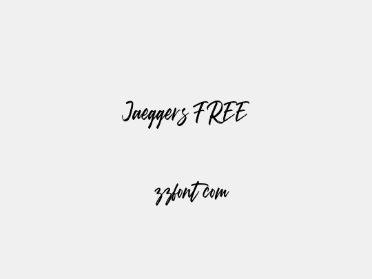 Jaeggers FREE