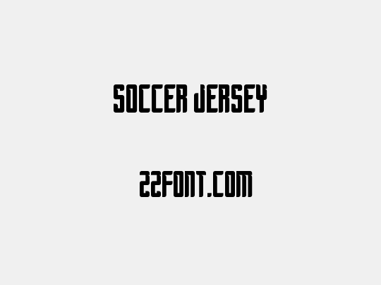Soccer Jersey
