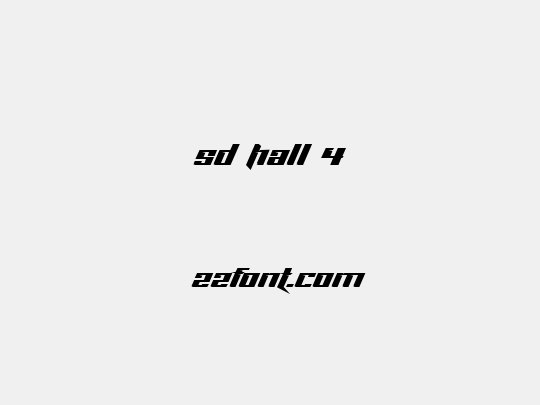 sd hall 4