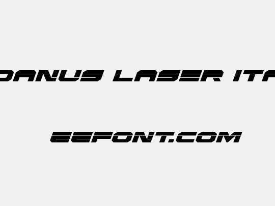 Eridanus Laser Italic