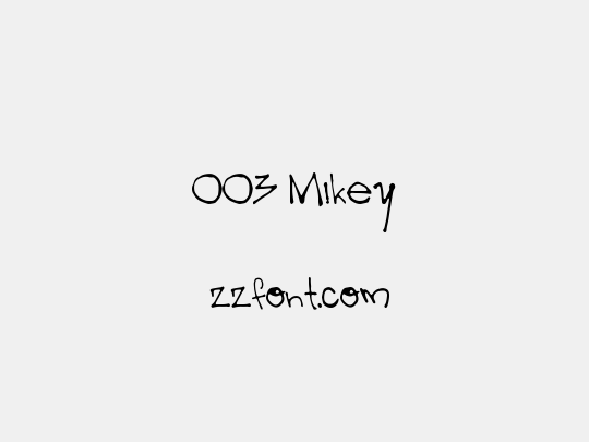 003 Mikey