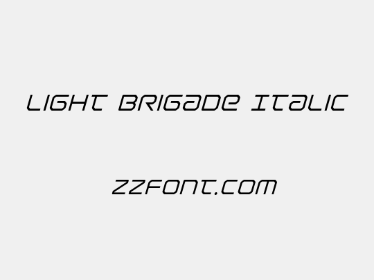 Light Brigade Italic