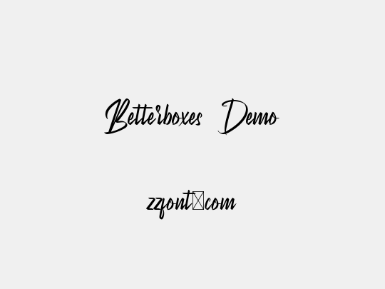 Betterboxes Demo