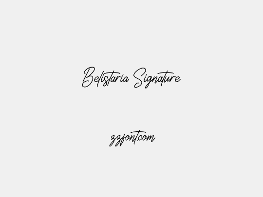 Belistaria Signature