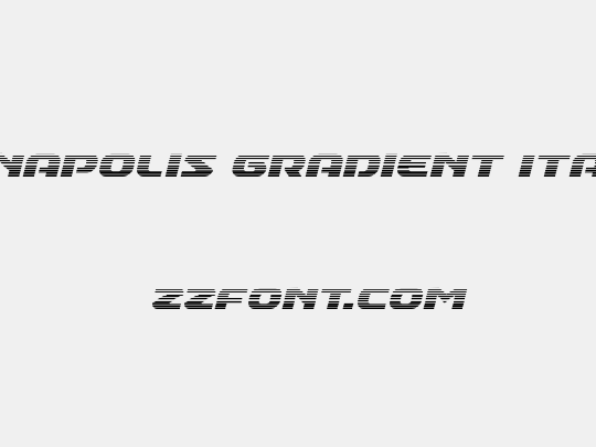 Annapolis Gradient Italic