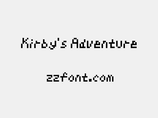 Kirby's Adventure