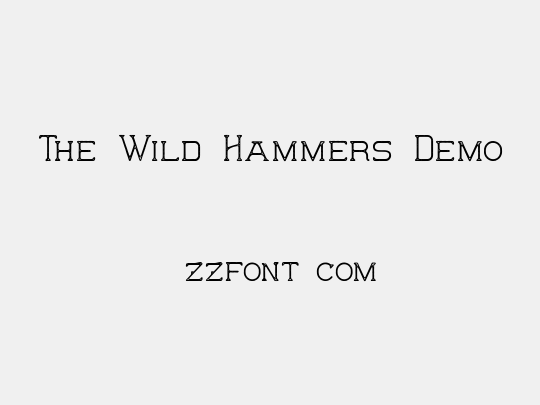 The Wild Hammers Demo