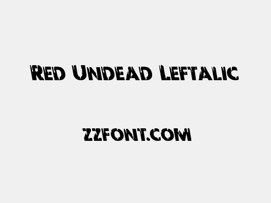 Red Undead Leftalic