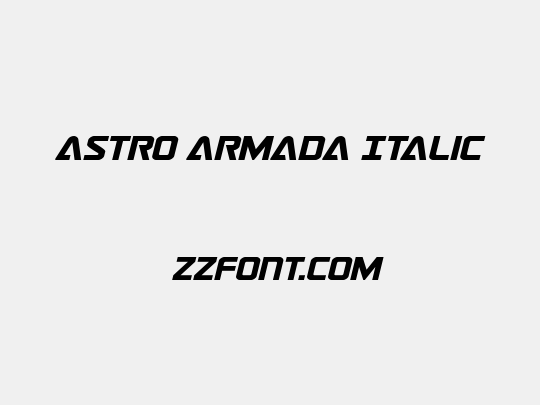 Astro Armada Italic
