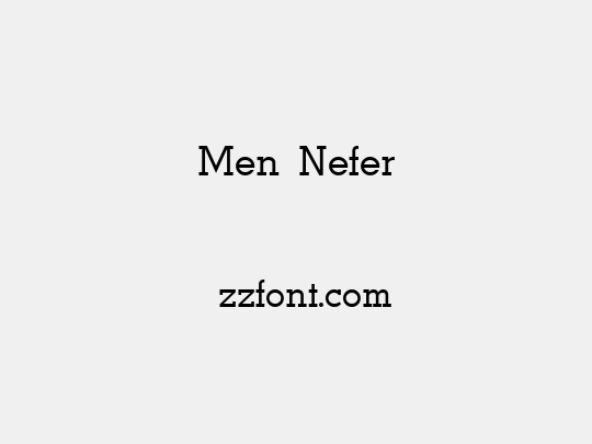 Men Nefer