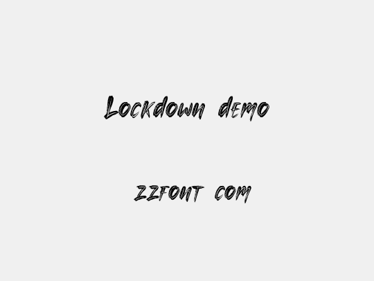 Lockdown demo