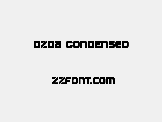 Ozda Condensed