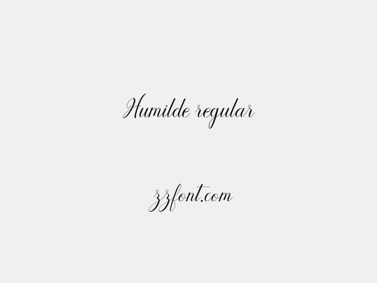 Humilde regular