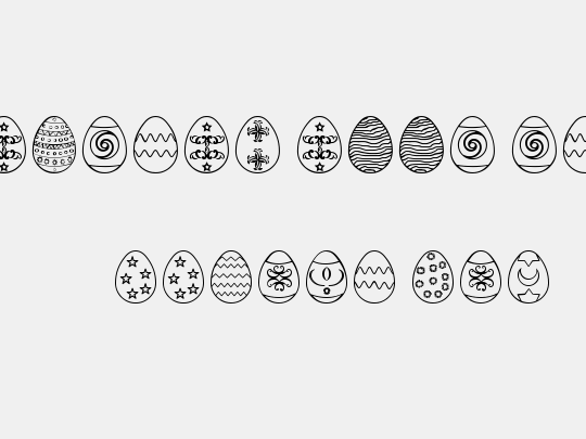 Easter eggs ST