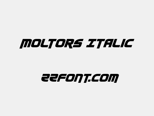 Moltors Italic