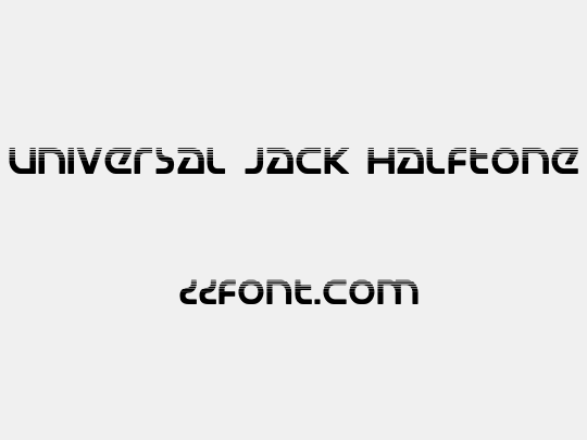 Universal Jack Halftone