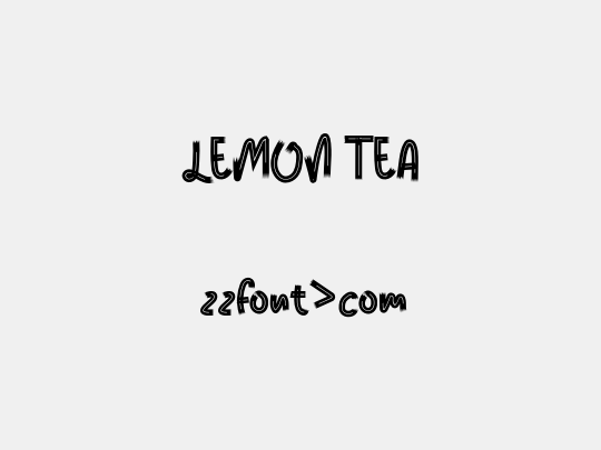 LEMON TEA