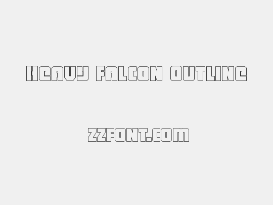 Heavy Falcon Outline