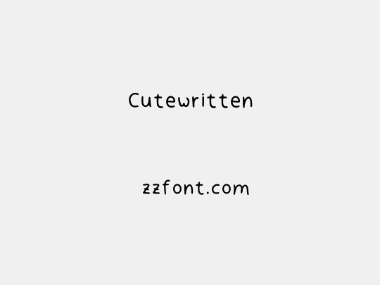 Cutewritten