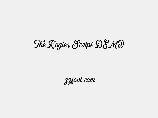 The Kogles Script DEMO