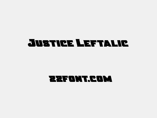 Justice Leftalic