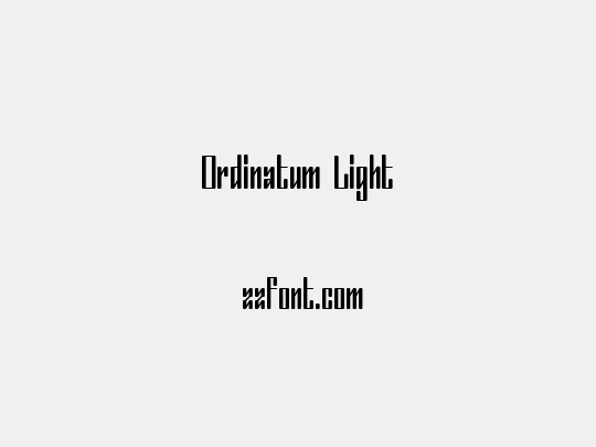 Ordinatum Light