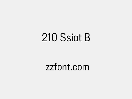 210 Ssiat B