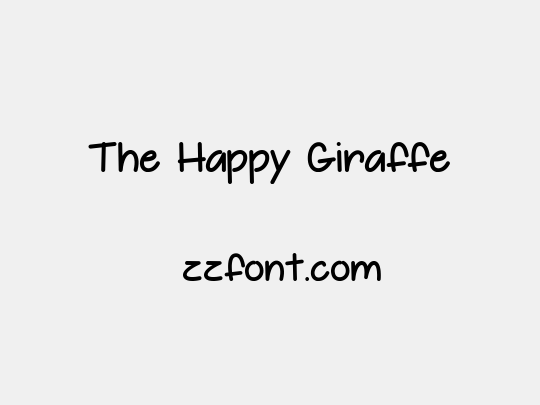 The Happy Giraffe