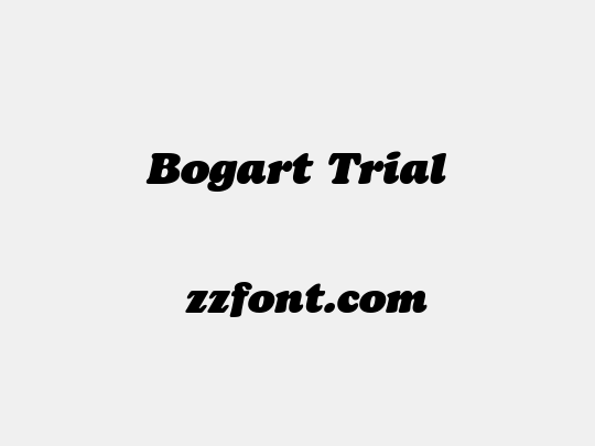 Bogart Trial