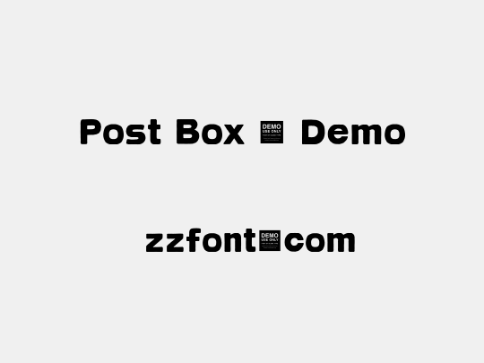 Post Box - Demo