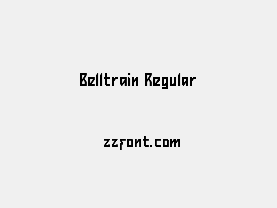 Belltrain Regular