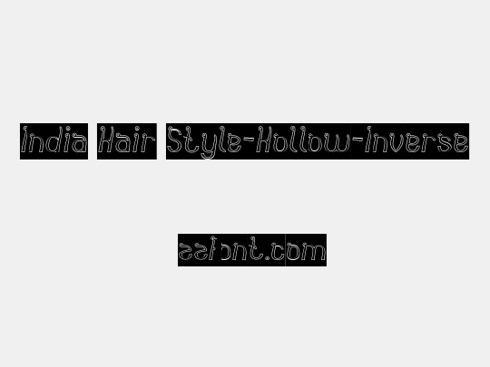 India Hair Style-Hollow-Inverse