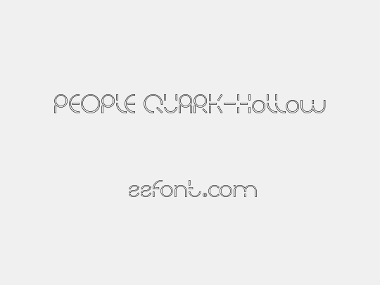 PEOPLE QUARK-Hollow