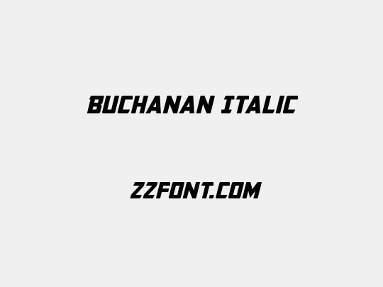 Buchanan Italic