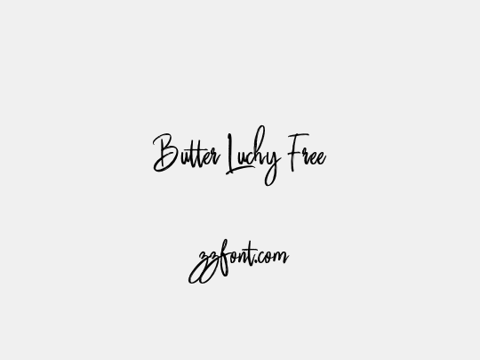 Butter Luchy Free