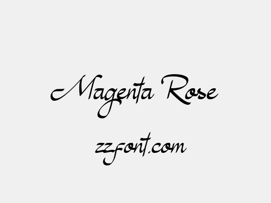 Magenta Rose