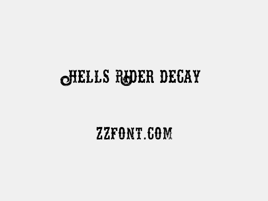 Hells Rider Decay