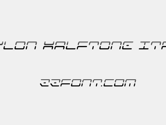 Kaylon Halftone Italic