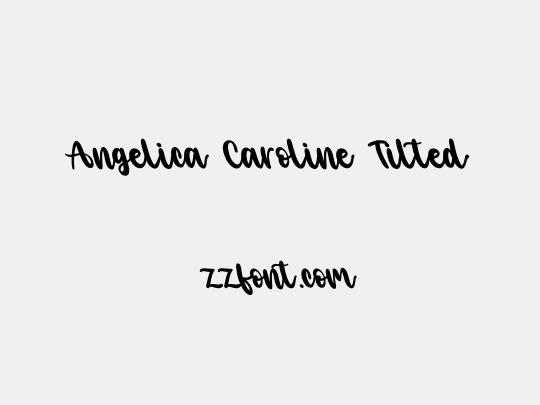 Angelica Caroline Tilted