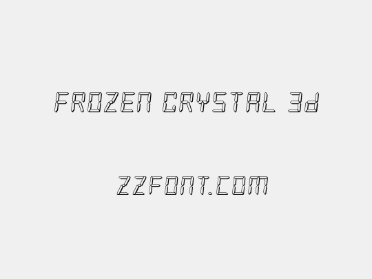 Frozen Crystal 3D