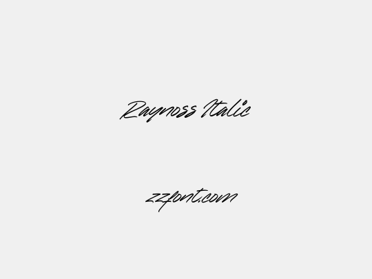 Raynoss Italic