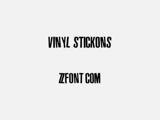 Vinyl Stickons
