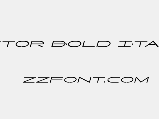 Factor Bold Italic