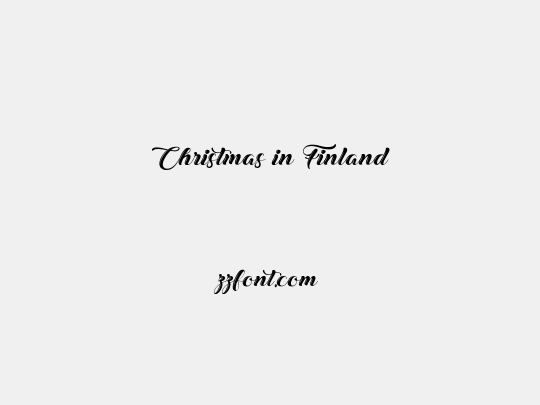 Christmas in Finland