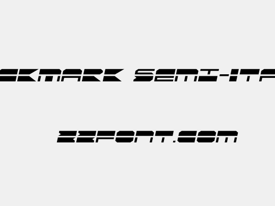 QuickMark Semi-Italic
