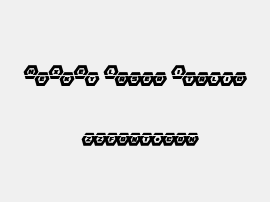 HeXkEy Laser Italic