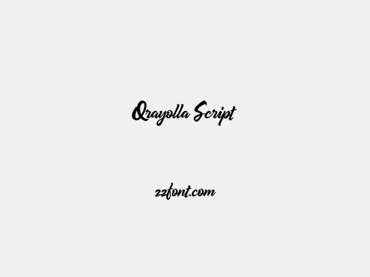 Qrayolla Script