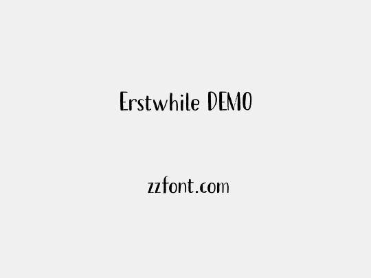 Erstwhile DEMO