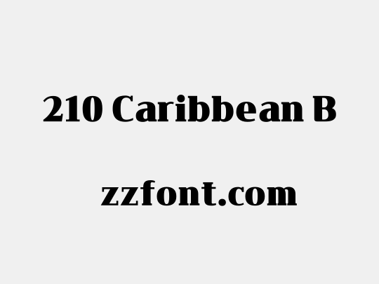 210 Caribbean B